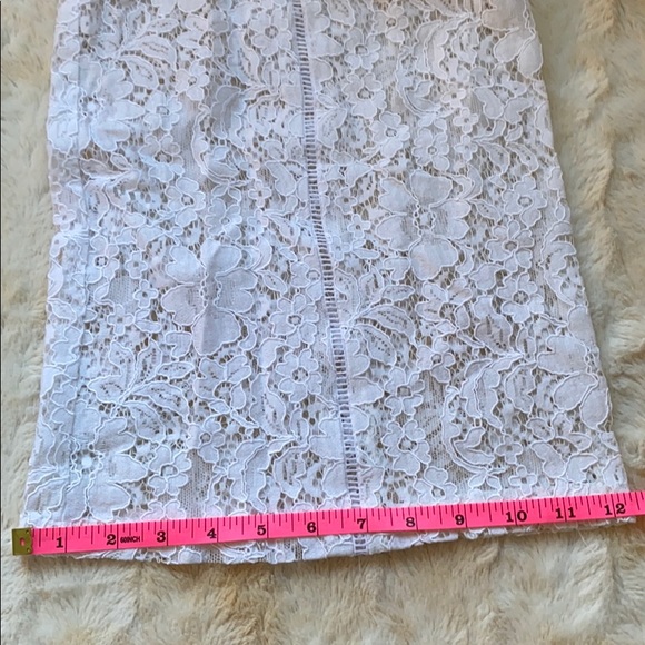 FRENCH CONNECTION WHITE HELENIE LACE JUMPSUIT - Picture 14 of 14